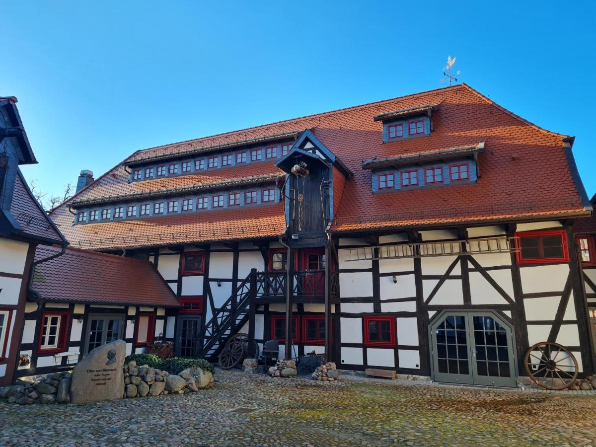 Pension Hansehof Salzwedel Exteriör bild